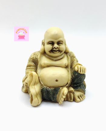 Petite figurine bouddha en résine 5,5 cm