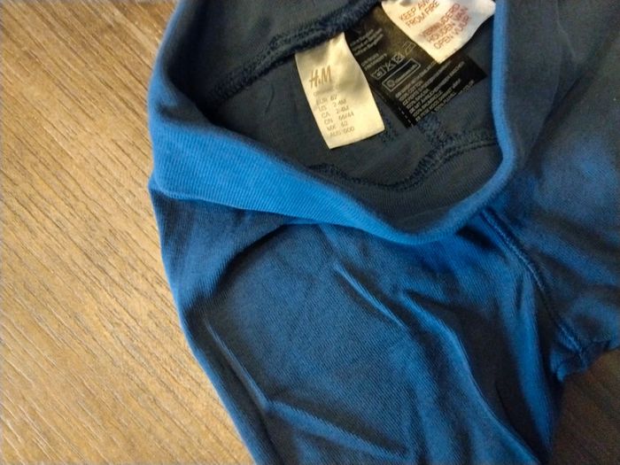 Ensemble body a rayures pantalon et bonnet bébé garçon 3 mois - photo numéro 6