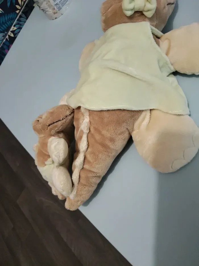 Doudou musical crocodile avec son bébé - photo numéro 6