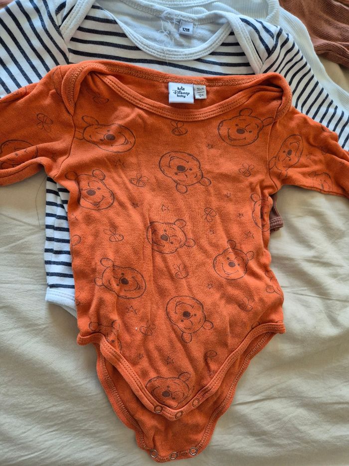 Lot de 10 bodies manches longues 12 M - photo numéro 3