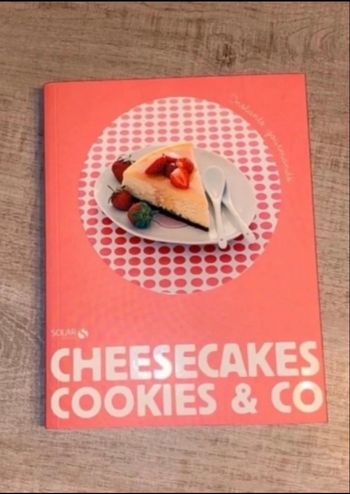 livre de recettes de cuisine cheesecake et cookies