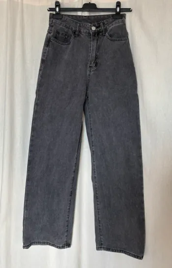 Jean baggy gris