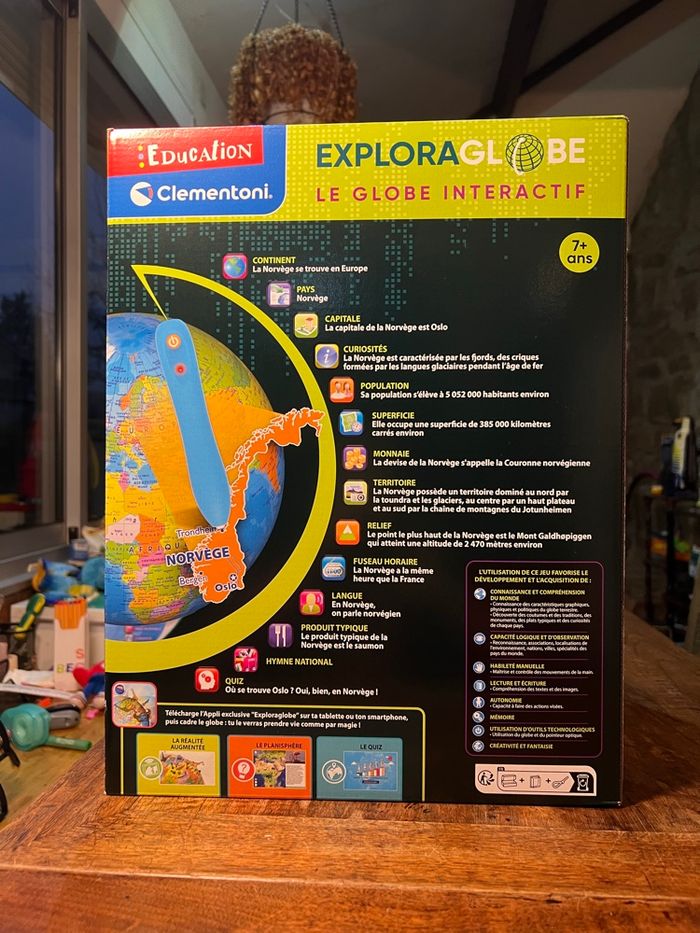 Globe interactif Exploraglobe - Clementoni - photo numéro 4