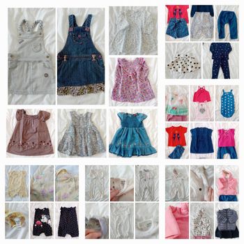 Lot vêtements fille printemps été 18 mois