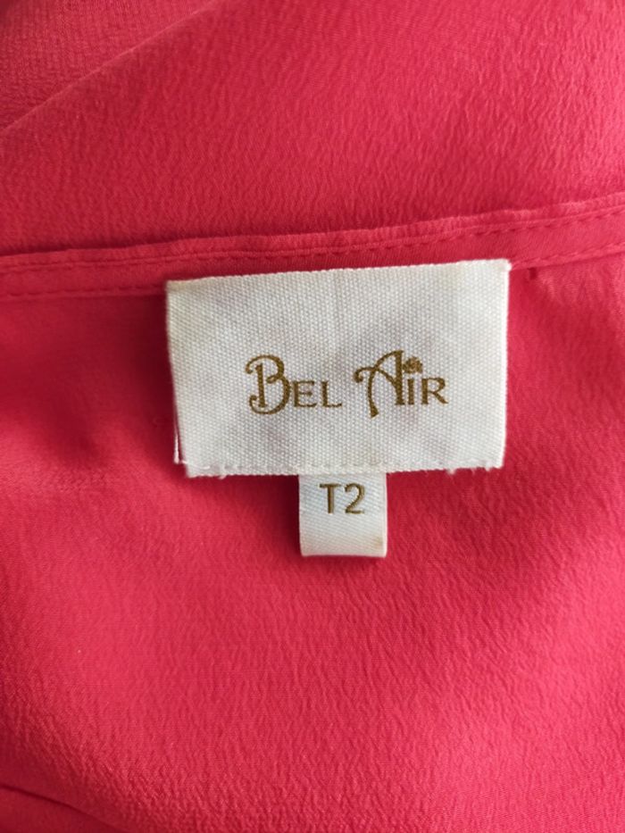 Robe rouge 100 % soie – Bel Air – Taille 2 - photo numéro 15
