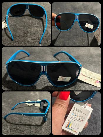 Lunette de soleil enfant garçon bleu neuve et étiqueté