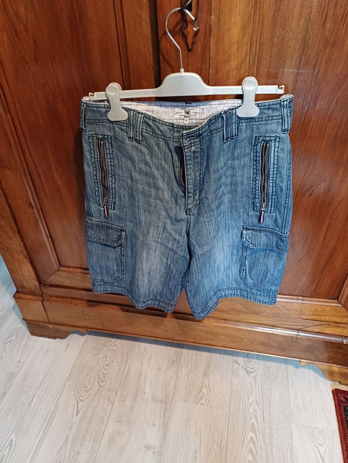 Short en jean homme