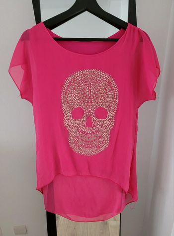 Blouse avec strass taille unique