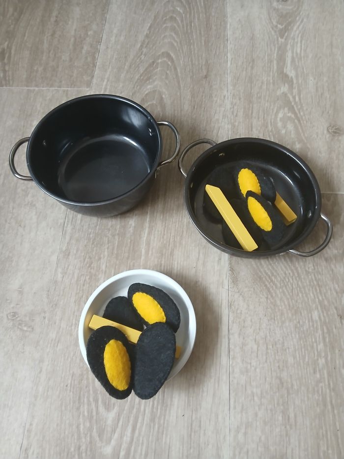 Jouet dînette moules frites vertbaudet