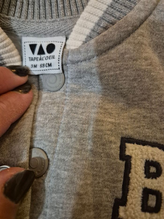 Lot de 5 vestes bébé, 3 mois Différentes marques - photo numéro 9