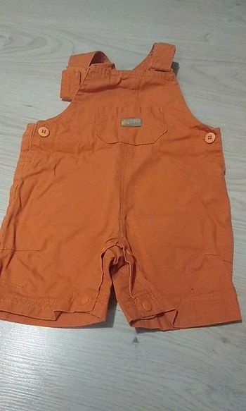 salopette short bébé garçon 6 mois