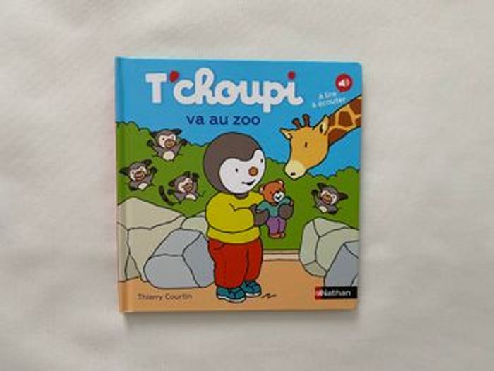 Livre T'choupi va au zoo Nathan - photo numéro 1