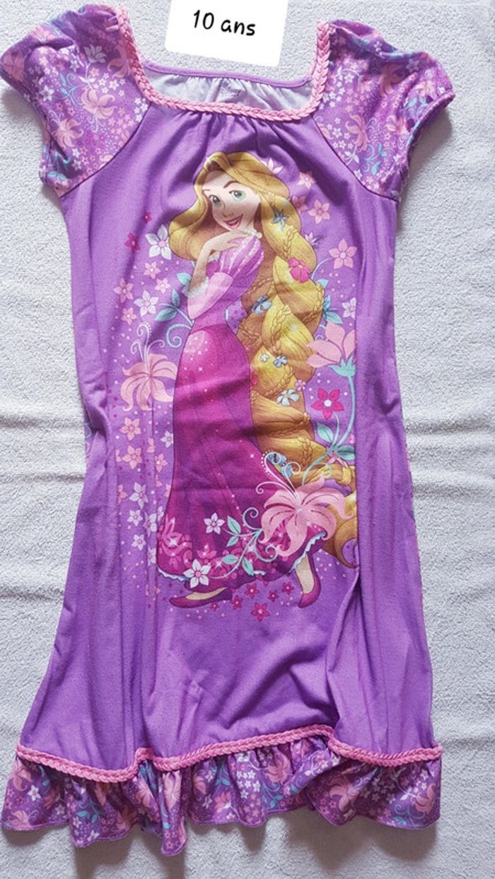 Chemise de nuit raiponce 10 ans