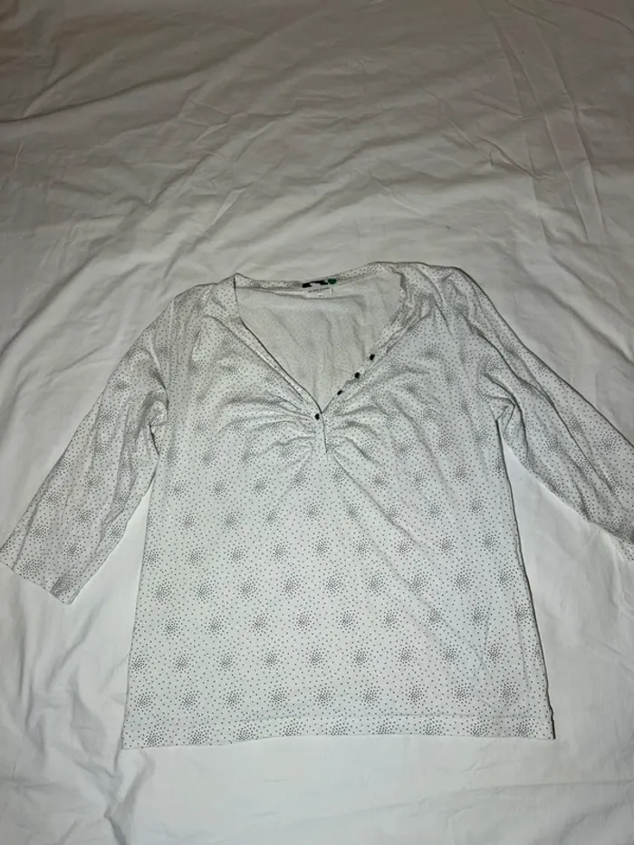 Blouse blanche un jour ailleur