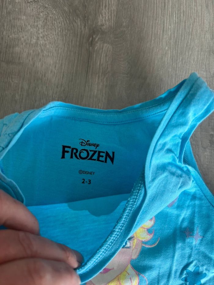Débardeur reine des neiges Disney 2/3 ans - photo numéro 2