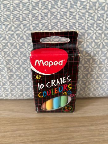 Boîte de 10 Craies de Couleur
