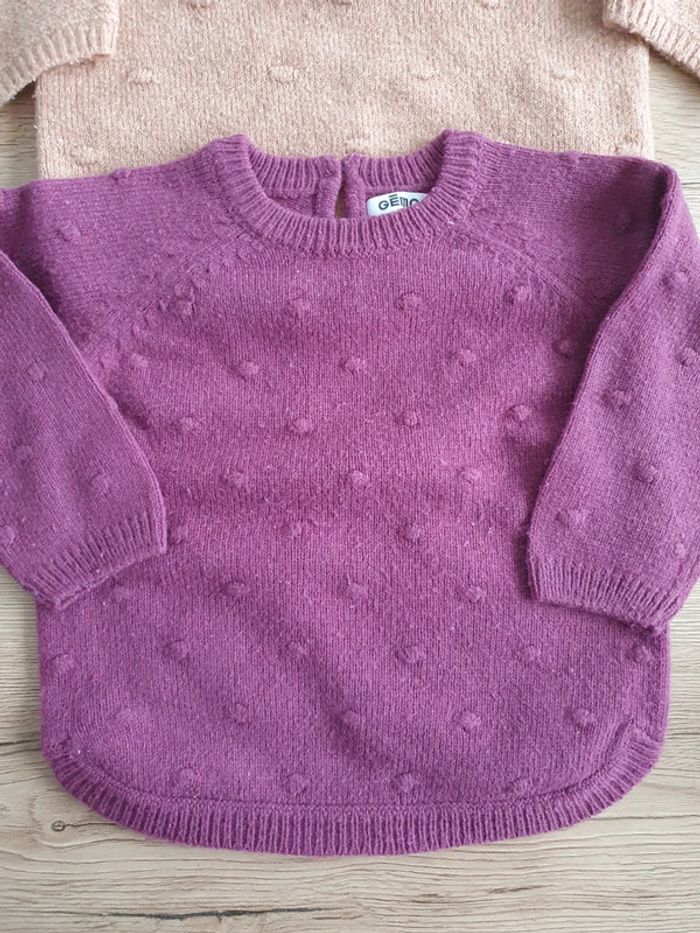 Lot 2 pulls chauds kiabi/gemo 12mois - photo numéro 2