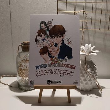 Ex-libris manga Origin 20 ans Pika