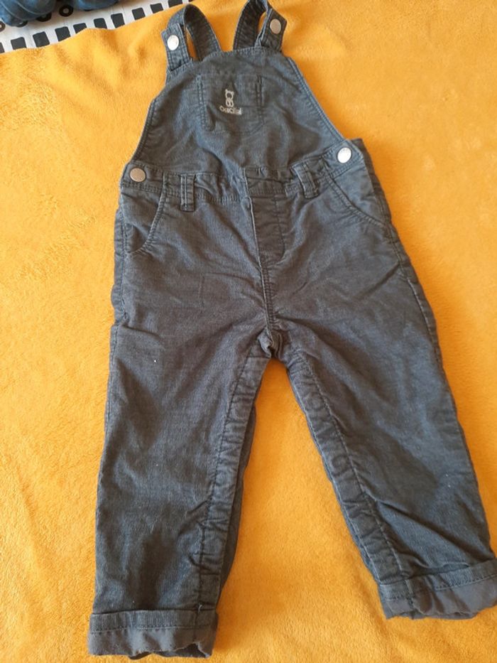 Salopette grise 18 mois