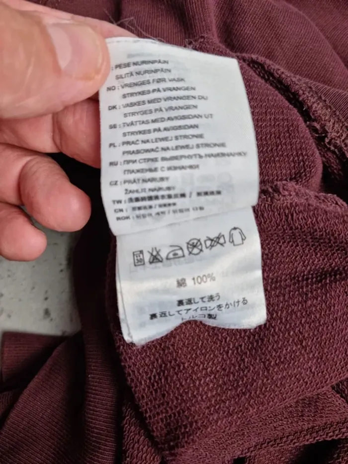 Sweat Carhartt bordeaux, XS Hommes - photo numéro 7
