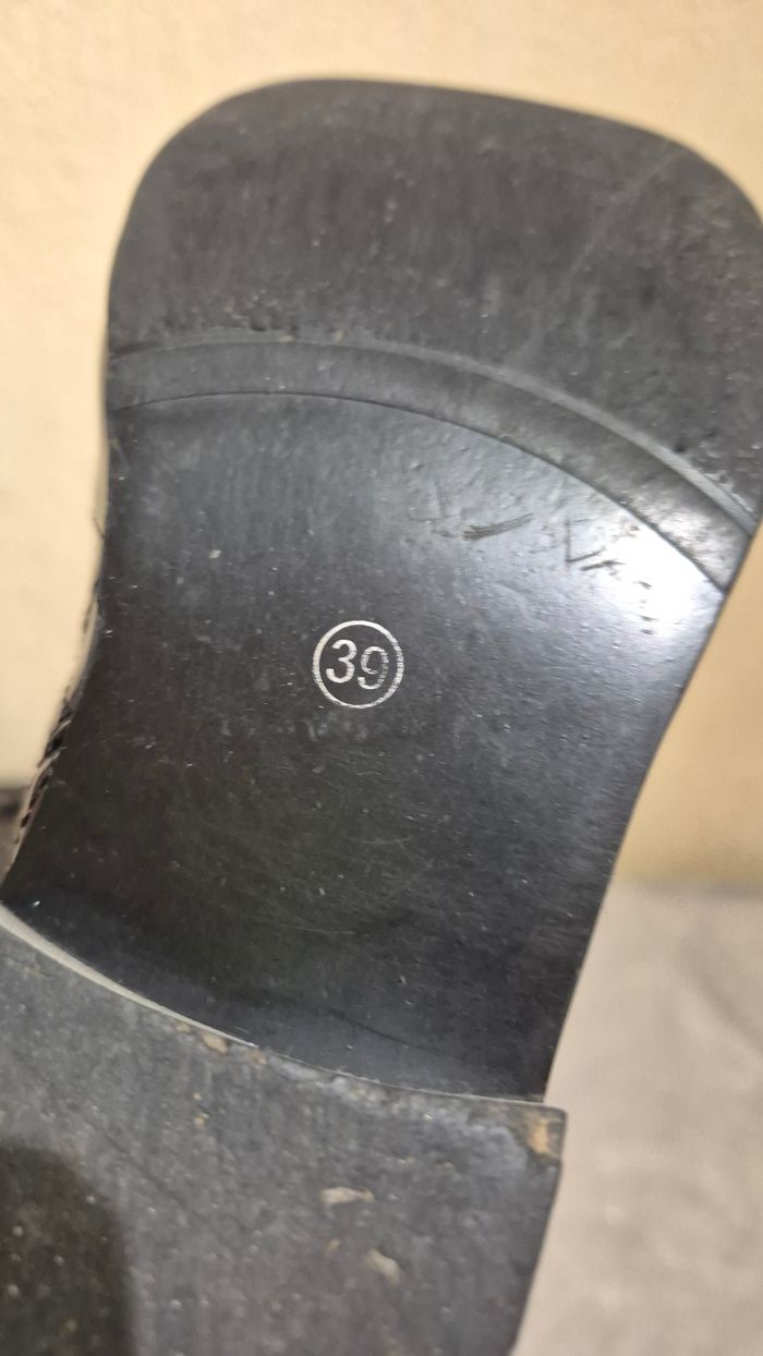 Bottes vernies femme, matelassée, taille 39 - photo numéro 3