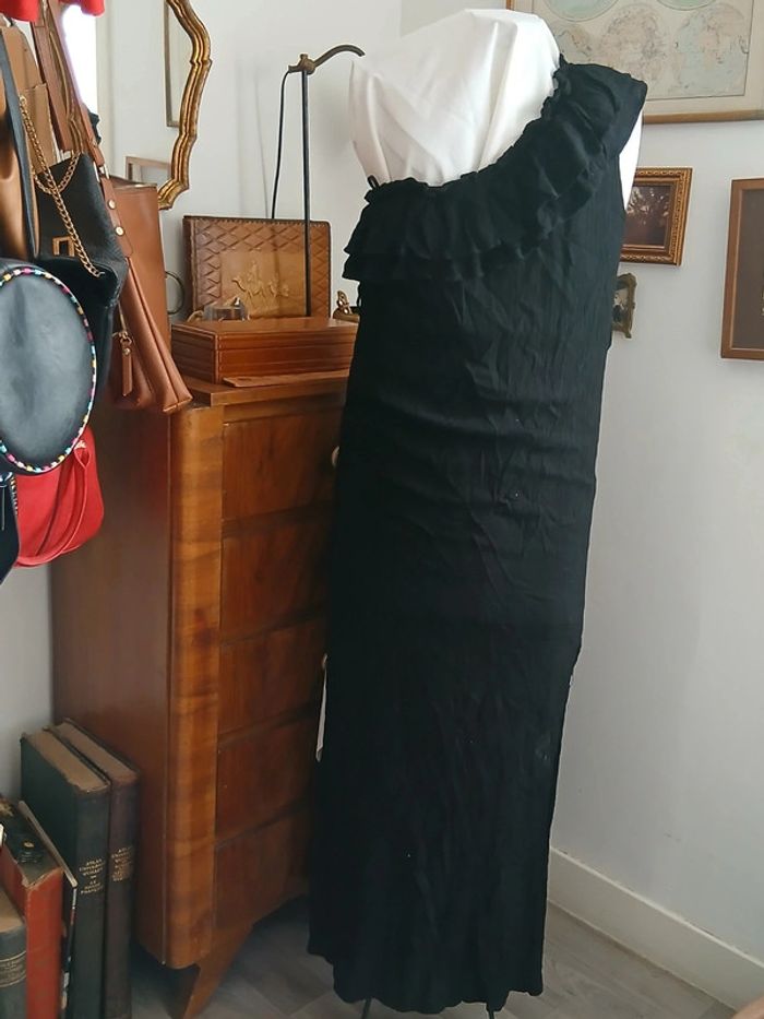 Robe maxi longue one shoulder une épaule gypsy chic bohème