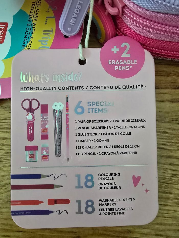 NOUVELLE Trousse LICORNE Legami - photo numéro 5