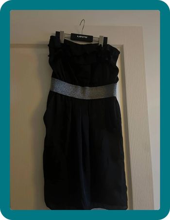 Robe bustier noire naf naf avec poches