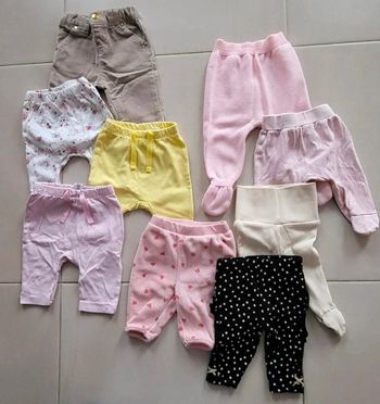 Lot de 9 pantalons