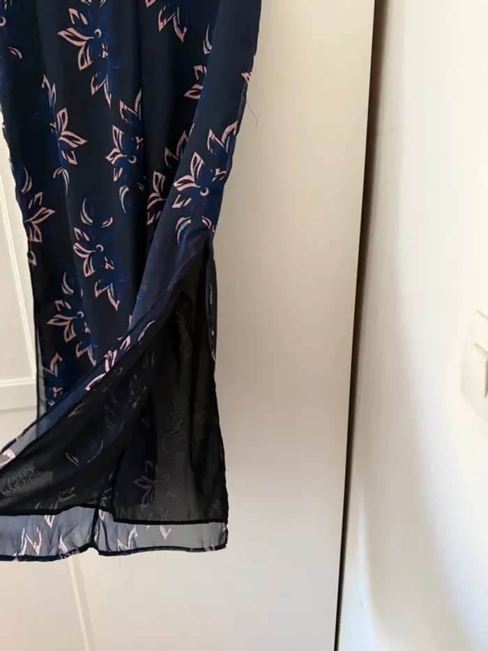 Superbe pantalon fluide fleuri jambes larges neuf avec étiquette Miss Captain Trend 🌸 42 - photo numéro 5