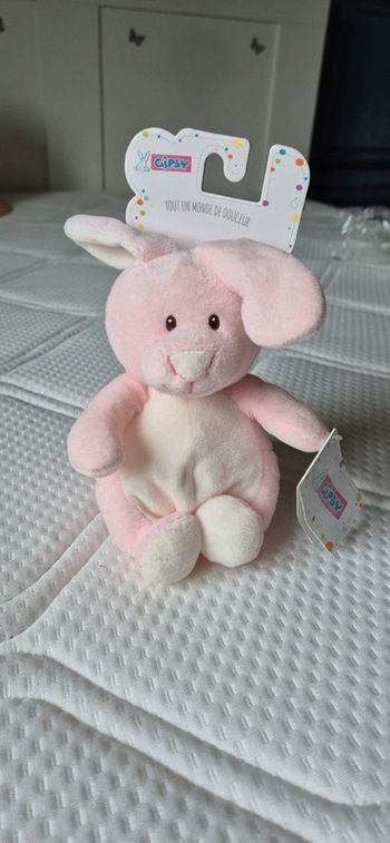 Peluche lapin 🐰 rose