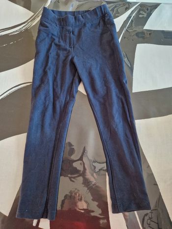 Pantalon jegging bleu 6 ans orchestra