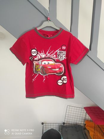 T shirt Cars 6 ans 