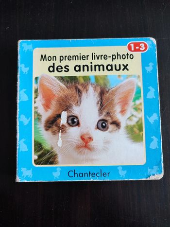 Livre imagier 1/3 ans animaux