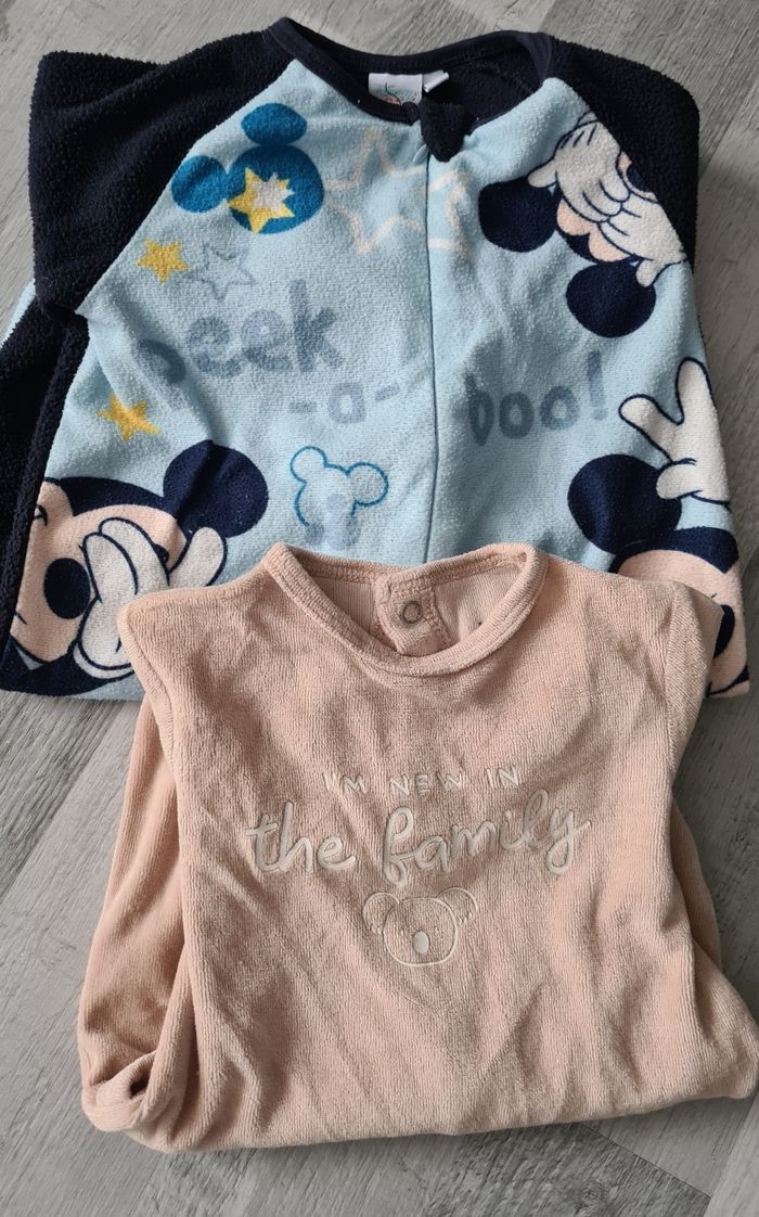 Lot de 2 pyjamas 3 mois