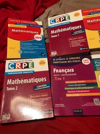 Lot 7 livres CRPE