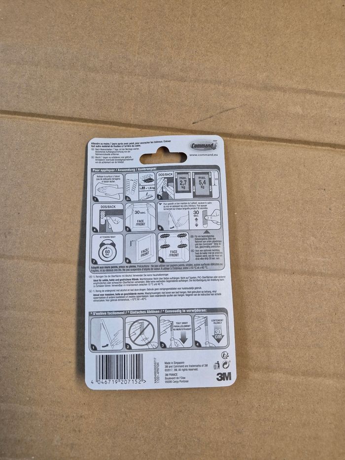 Languettes accroches tableaux 3M - photo numéro 2