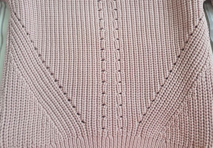 Pull épais taille s rose H&M - photo numéro 3