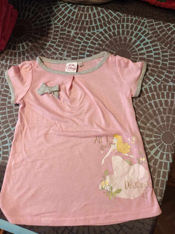 tee shirt fille 2 ans disney