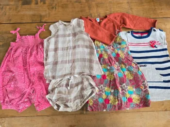 Lot 5 pièces fille 18-24 mois
