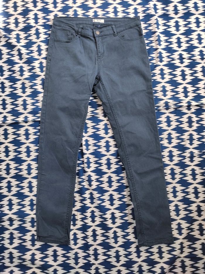 Jean slim bleu Kiabi 40 - photo numéro 3
