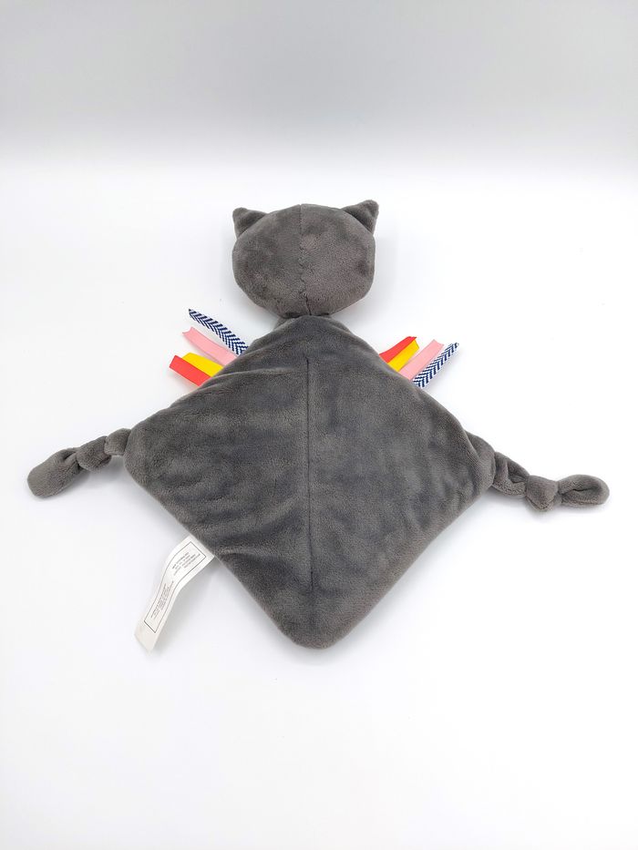 Doudou plat livre chat gris Bonne nuit éditions AUZOU 2021 au dodo chaton - photo numéro 3