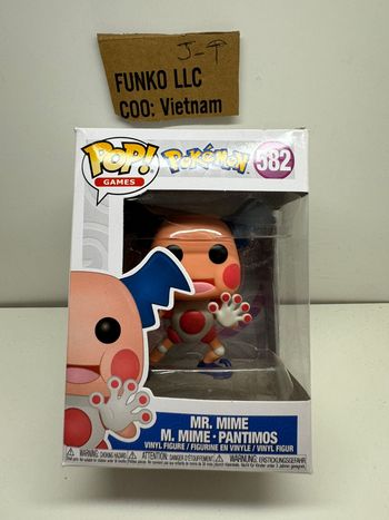 Funko Pop Pokémon 582 MR.Mime / M.Mime Pantimoas