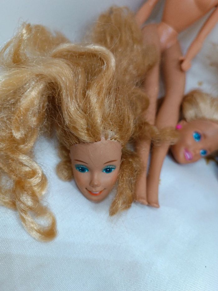 Barbie mattel vintage twist curly curl 1976 malaysia poupée mannequin doll benetton dream superstar - photo numéro 8