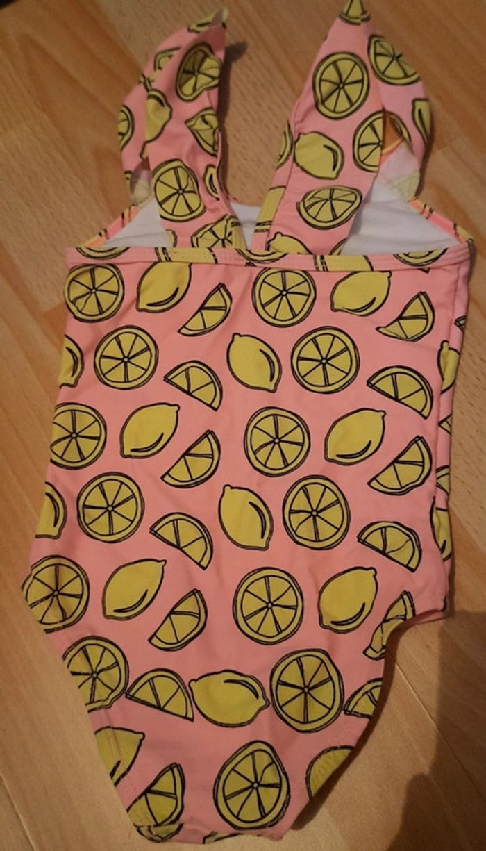 Maillot de bain 1 pièce 2/4ans. Citrons. - photo numéro 2