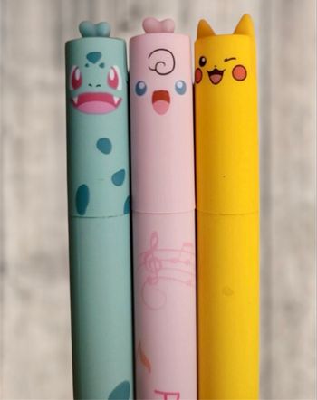Lot de 3 stylos effaçables Pokémon Neuf 