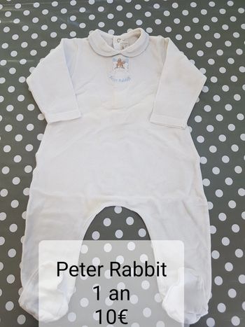 Pyjama bébé Peter Rabbit