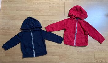 Lot de 2 gilets zippés