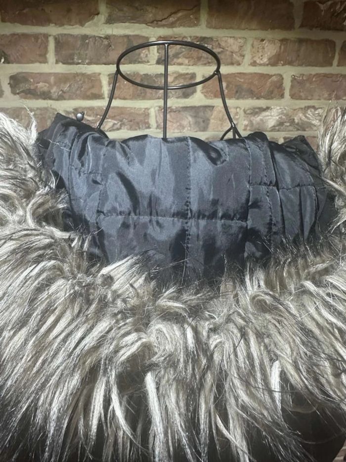 Parka noire H&M Taille S , à capuche à fourrure détachable - photo numéro 13