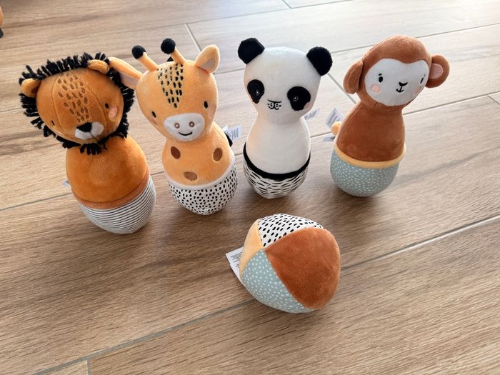 Quilles en peluche Vertbaudet